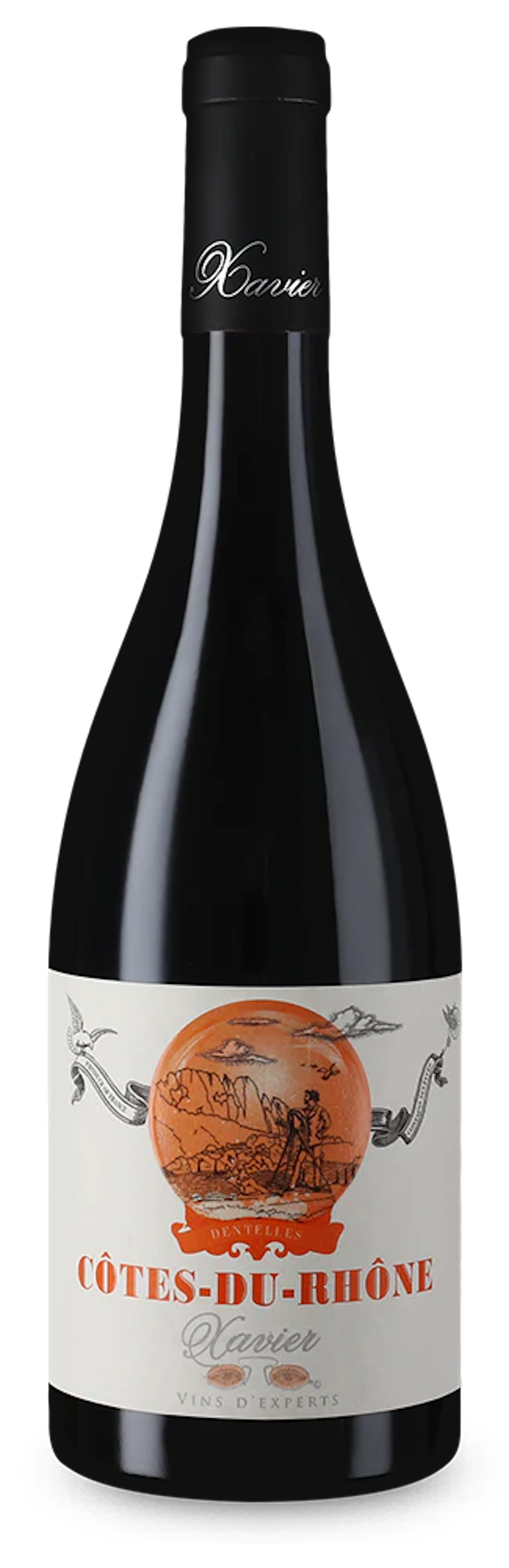 Xavier Cotes de Rhone bottle