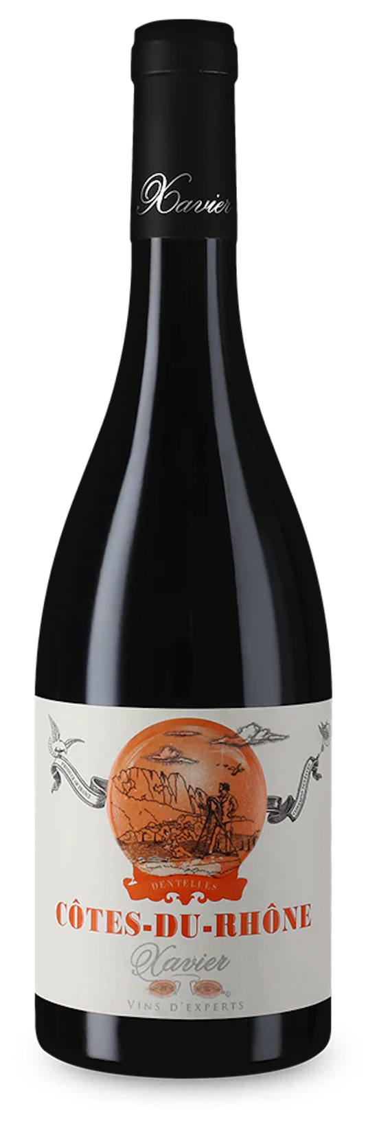 Xavier Cotes de Rhone bottle